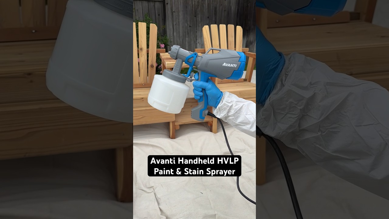 The Avanti Handheld HVLP Sprayer makes 