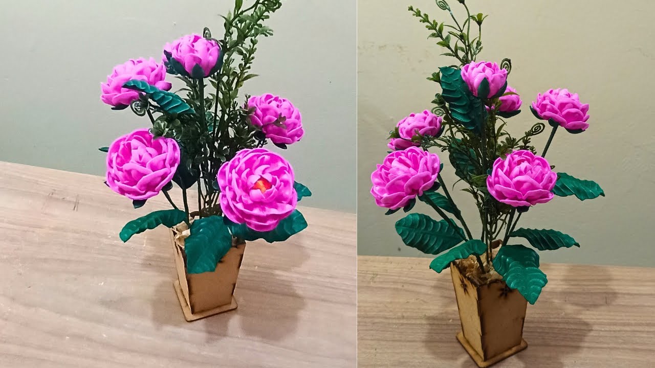 Como Fazer a  Flor Ibiza de EVA Passo a Passo Simple