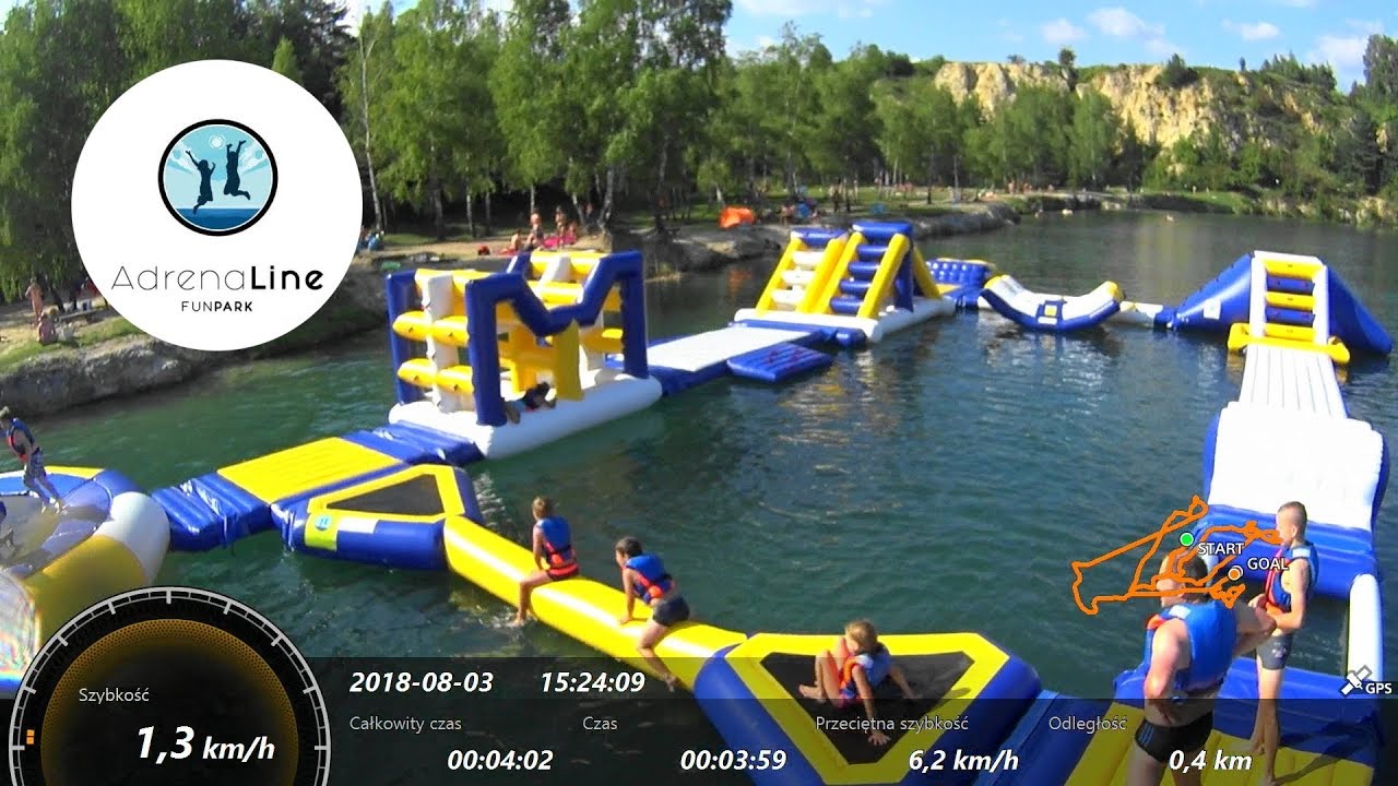 Wodny Tor Przeszkód 01 - AdrenaLine FunPark 03.08.2018