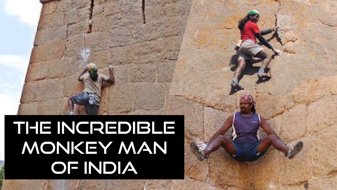 THE INCREDIBLE MONKEY MAN OF INDIA- MEET Mr JYOTHI RAJ @ KOTHI RAJ, THE AMAZING SPIDER MAN OF INDIA