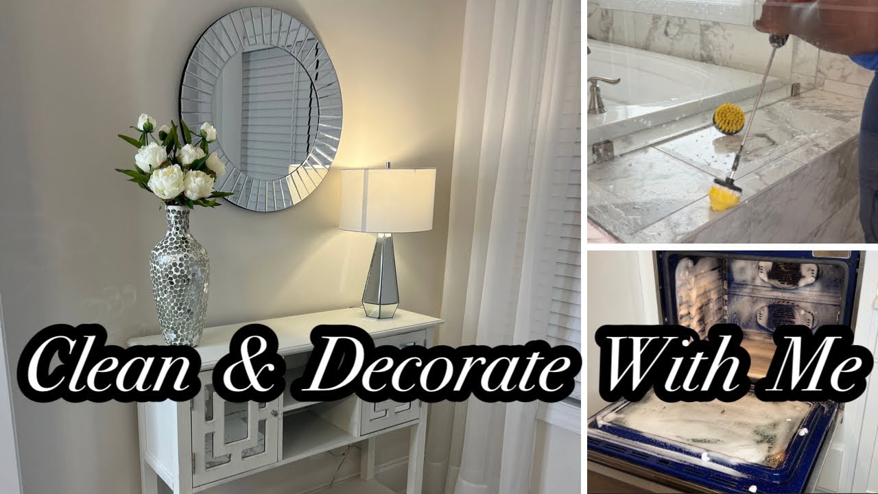 CLEAN & DECORATE WITH ME| CLEANING MOTIVATION & DECORATING IDEAS