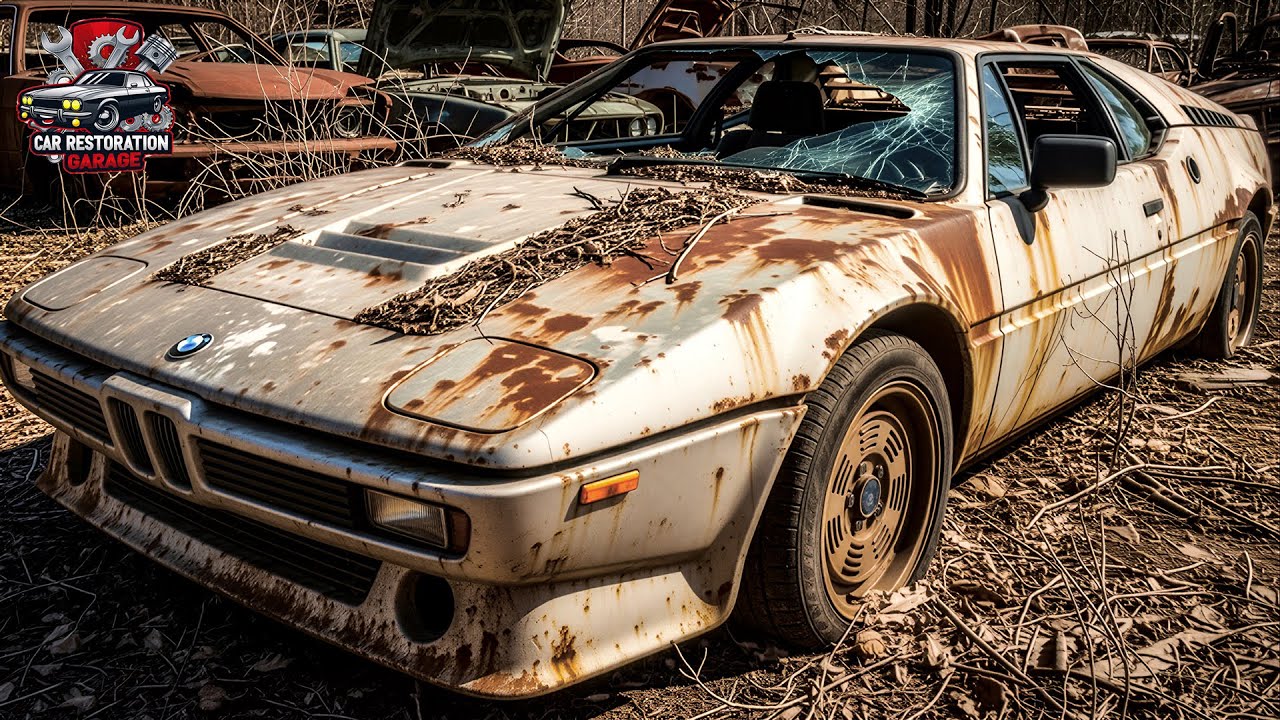 ASMR Car Restoration Full Rebuild of Frozen Silver BMW M1 1981 | From Abandoned to Factory New