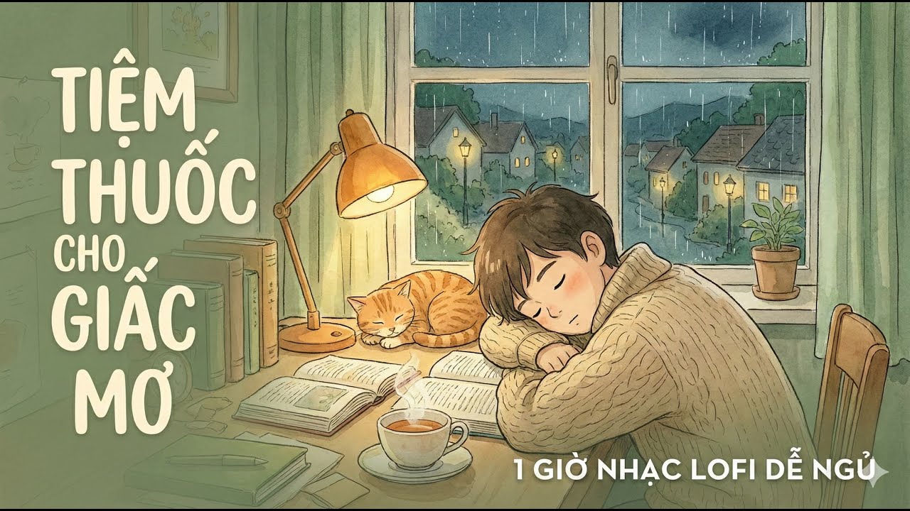 1 Giờ Nhạc Lofi Dễ Ngủ - Về Nương Tựa (Tiếng Mưa Rơi Giúp Ngủ Ngon)