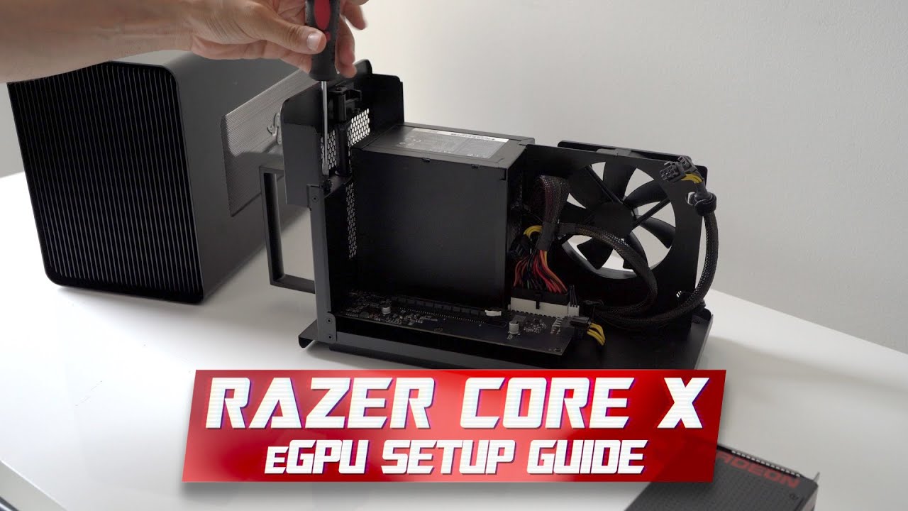Руководство по настройке eGPU Razer Core X для Mac и Windows Bootcamp