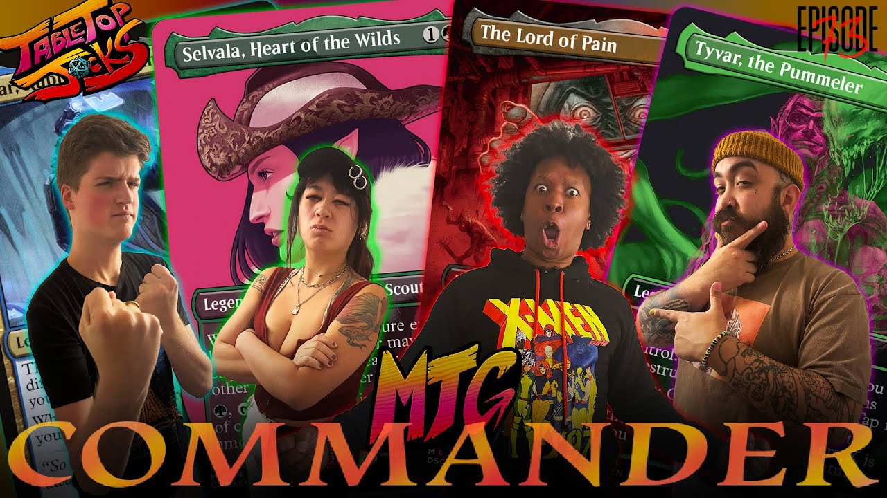 MTG Commander | Lord of Pain vs Selvala vs Oskar vs Tyvar  | TTJ ep 73