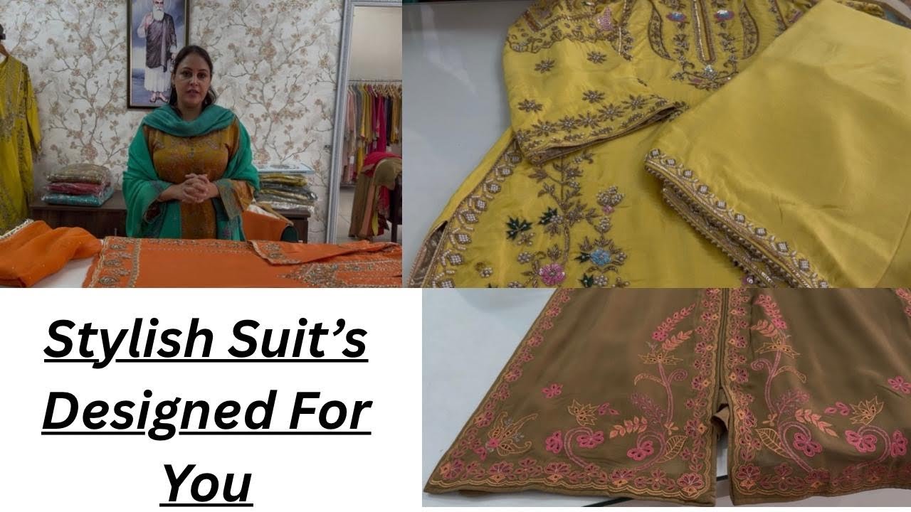 New Punjabi semi formal and Party wear Suit’s  #punjabisuits   #fashion #boutique