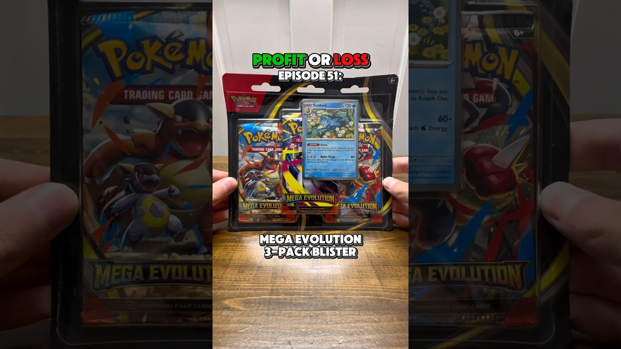 Opening a Mega Evolution 3-Pack Blister! - Profit or Loss Episode 51