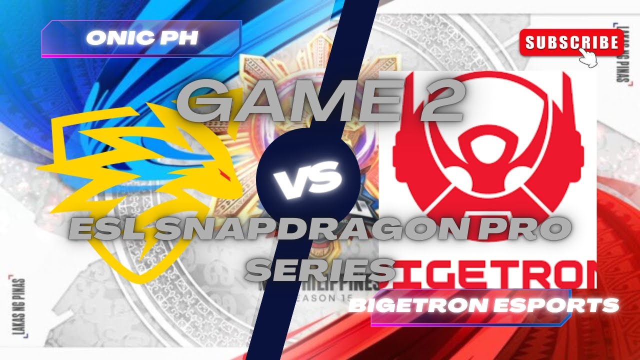 ONIC PH vs BIGETRON ESPORTS GAME 2 | ESL SNAPDRAGON PRO SERIES | MOBILE MASTER 2025 | Day 3