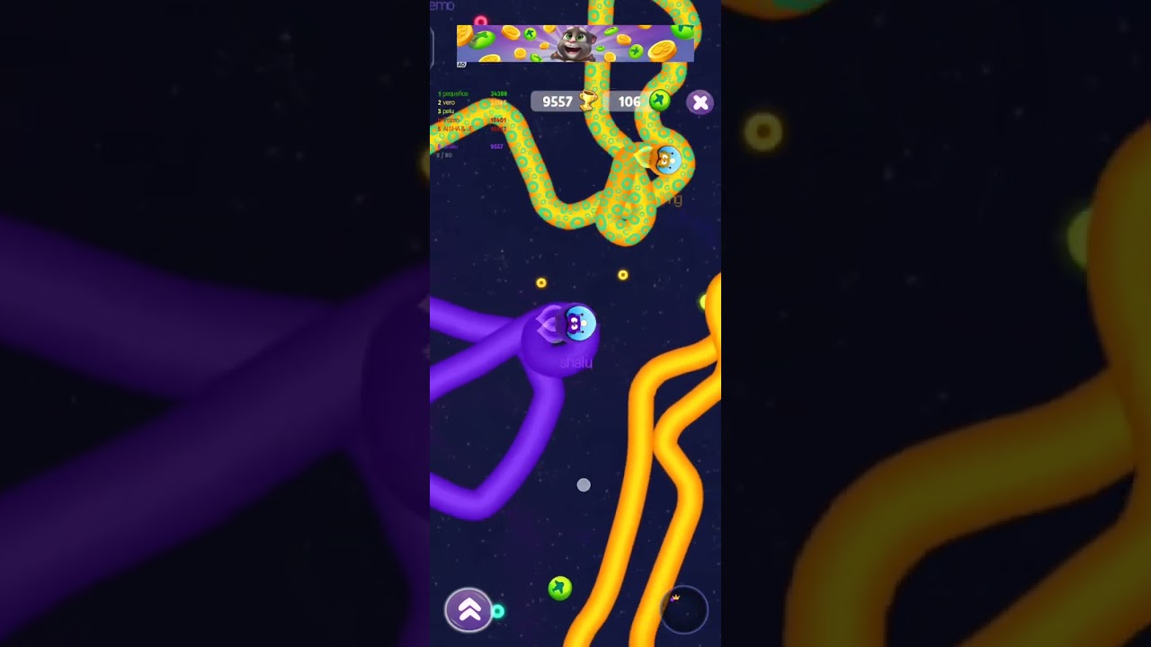 Snake game| other snake no touch| only his sanke touch#snake game#subscribe my channel @Shalugamming
