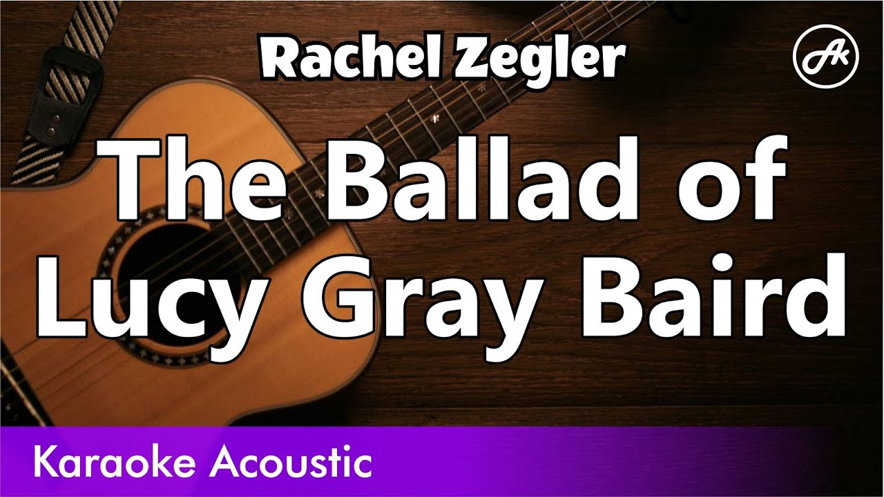Rachel Zegler - The Ballad of Lucy Gray Baird (SLOW acoustic karaoke)