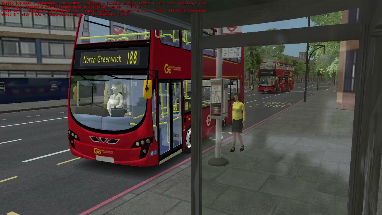 OMSI 2 Route 188 on Gemini 2 DB300 Go Ahead London