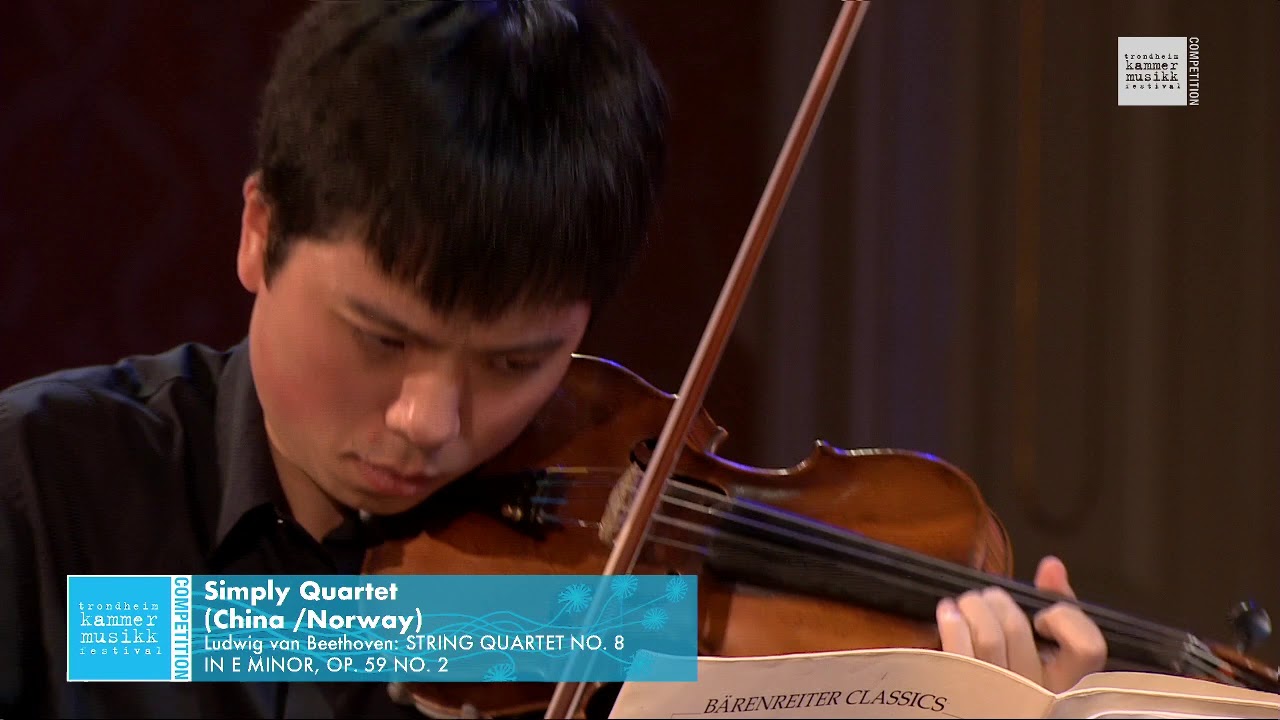 Simply Quartet - Ludwig van Beethoven: String Quartet No. 8 in e minor, Op. 59 No. 2