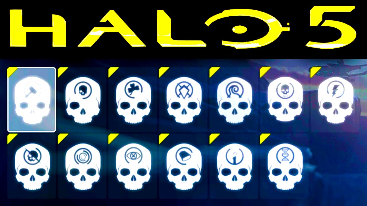 HALO 5 | ALL SKULL LOCATIONS (Halo 5 Guardians Skulls)