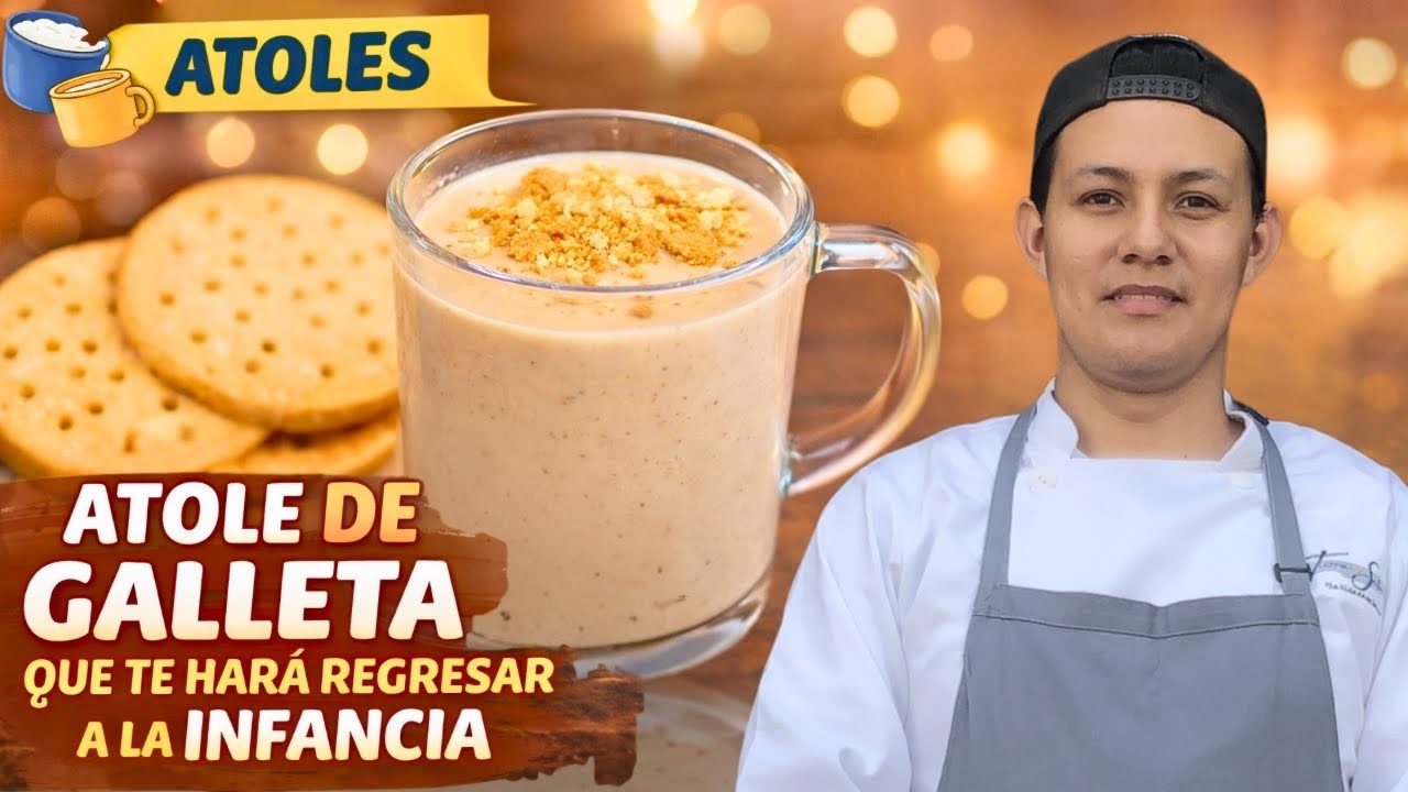 EL ATOLE de GALLETA que enamora desde el primer sorbo