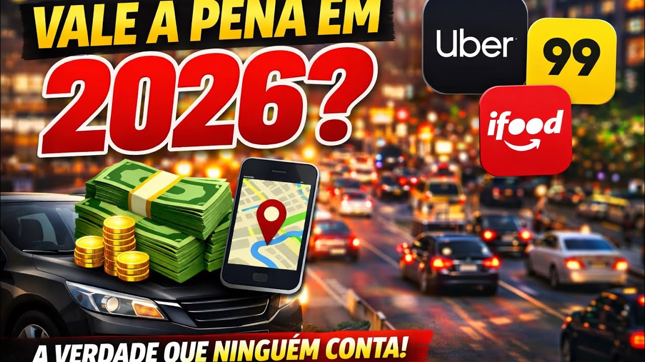 🚗💸 Vale a Pena Ser Motorista de App em 2026? | A Verdade Que Ninguém Conta!