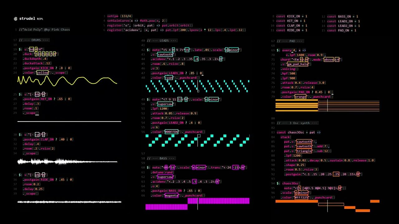 Coding Deep Techno - Acid Poly
