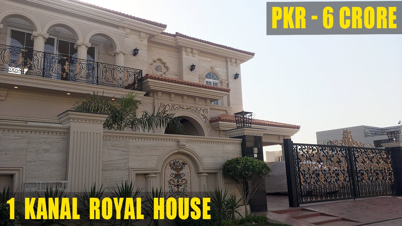 1 Kanal Luxurious House - Mazhar Munir Design House For Sale In Phase 6 DHA Lahore - Property Sale