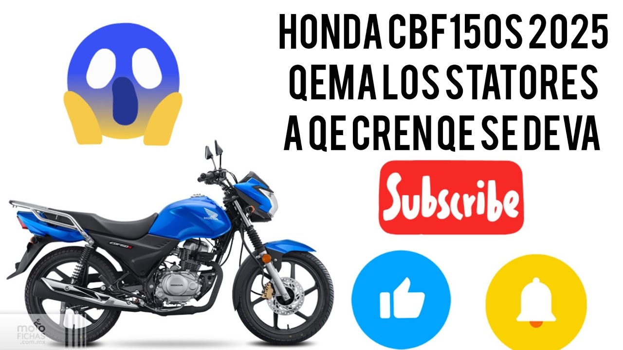 Honda CBF150S qema los statores v&eacute;anlo asta el final 