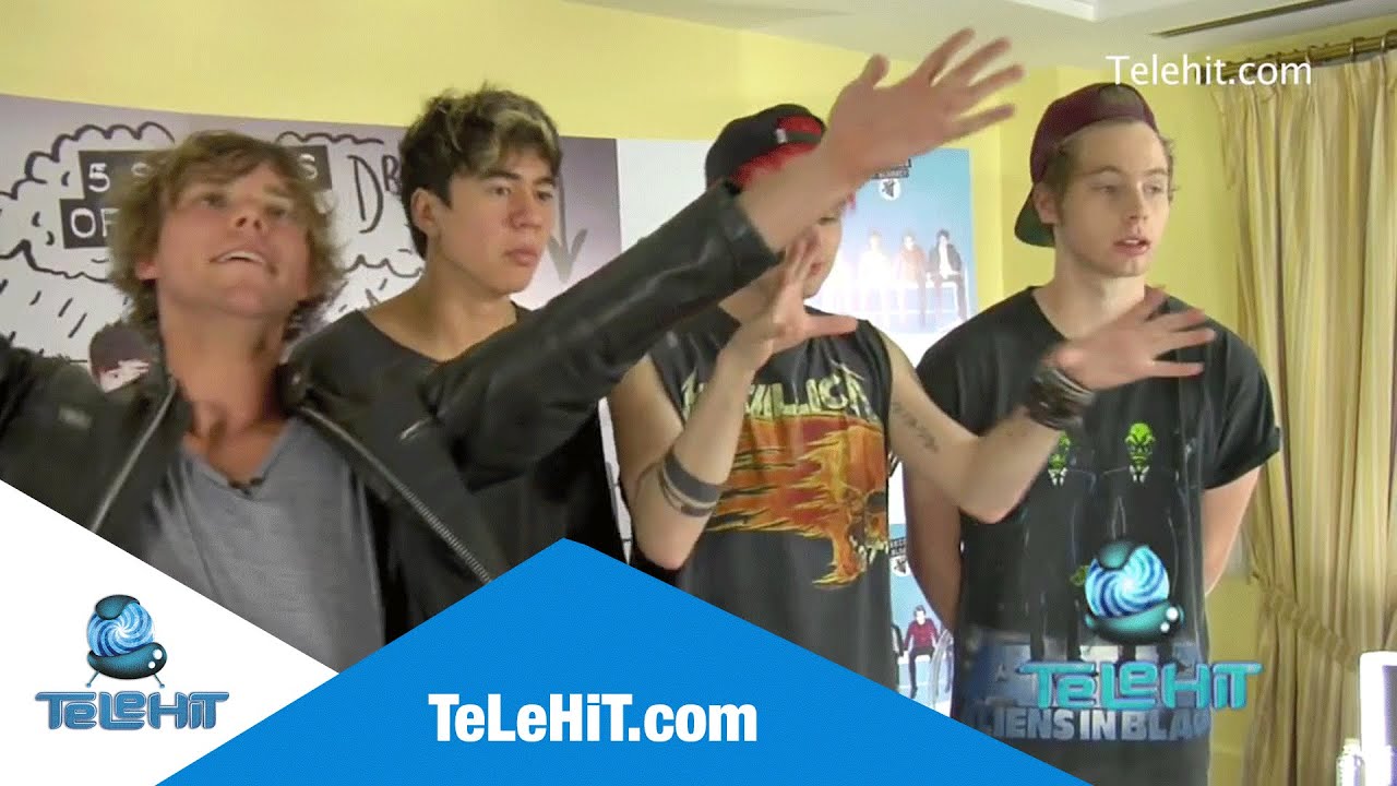 5SOS con Gwen | Detrás De Cámaras | Telehit