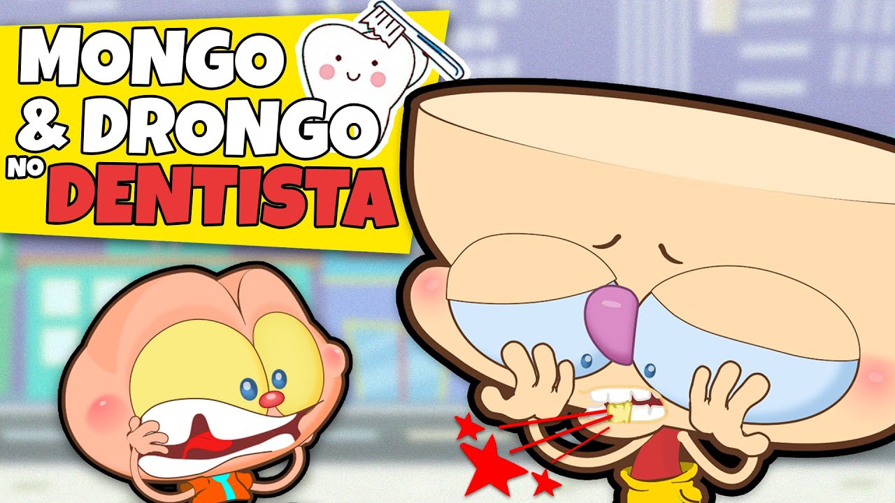 Mongo e Drongo aprendem que devem ir ao Dentista - Mesmo que não gostem. Desenho Animado