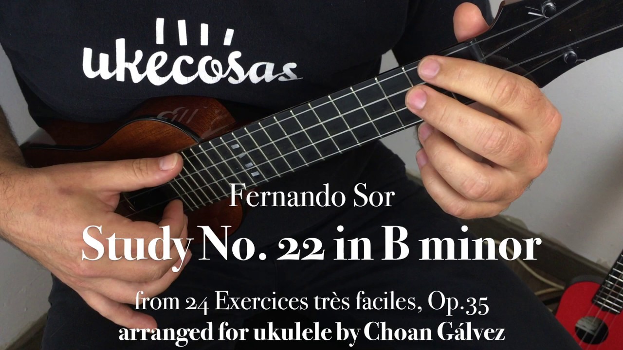 Study No. 22 in B minor - Fernando Sor - Ukulele