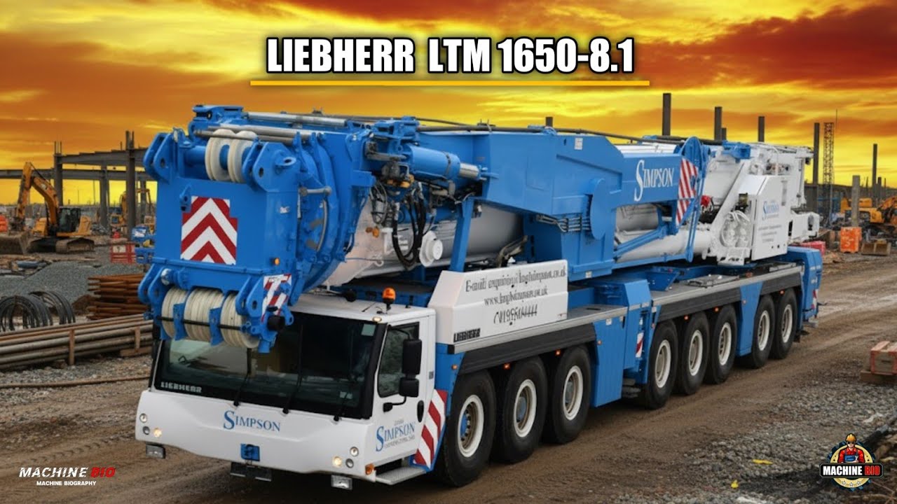 From Legend to Leader The Liebherr LTM 1650-8.1 Story #liebherr #crane 