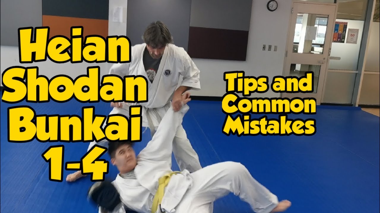 Heian Shodan Bunkai 1-4: Советы и распространённые ошибки