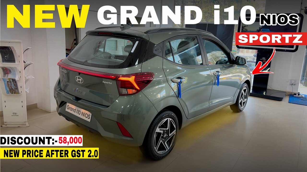 Hyundai Grand i10 Nios Sportz Optional 2026✅ On-Road price🔥Details Hyundai Grand i10 Nios Review