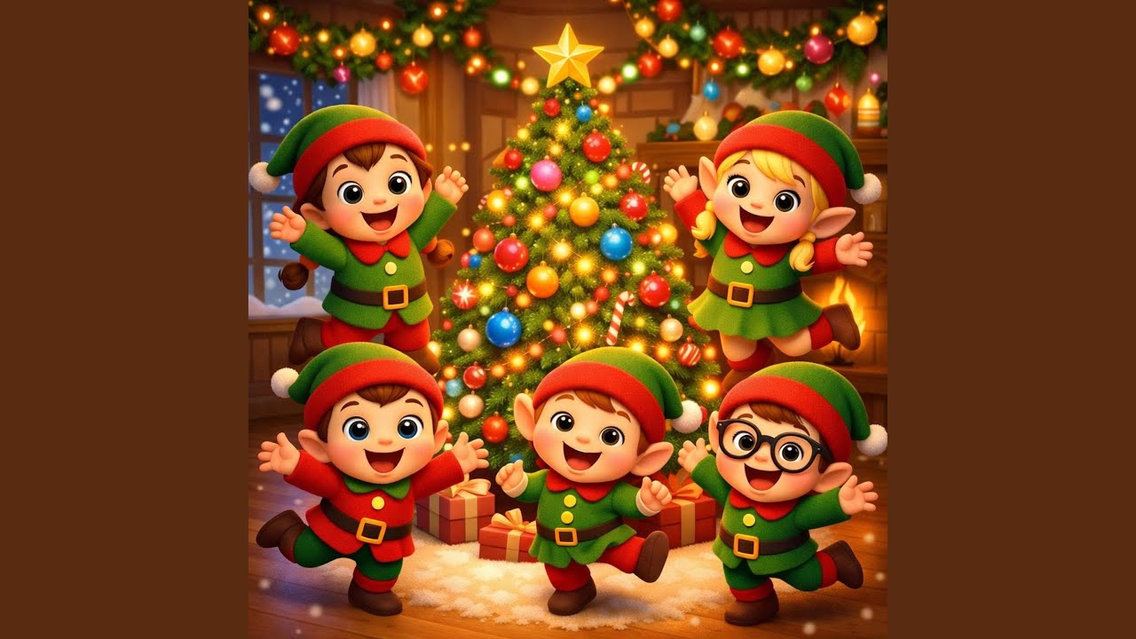 Five Little Elves on New Year’s Eve