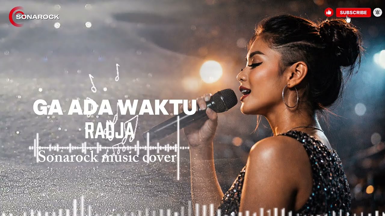 GA ADA WAKTU - RADJA | VIDEO LYRIC BY SONAROCK MUSIC COVER #musik 