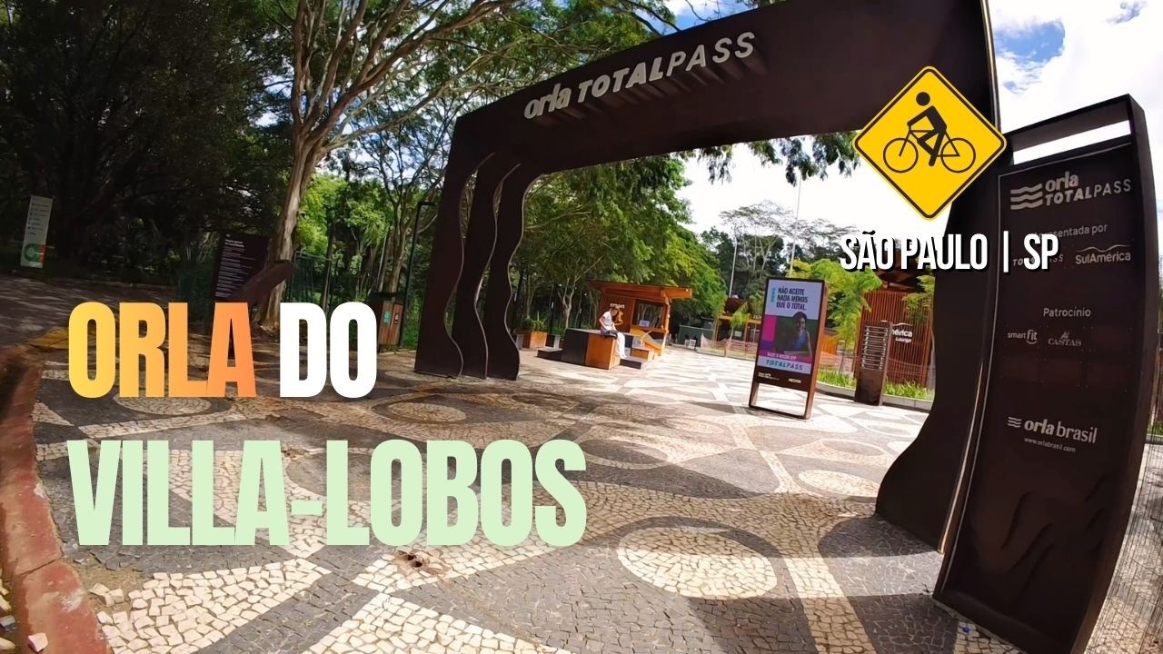 Indo de BIKE conhecer a ORLA do VILLA-LOBOS