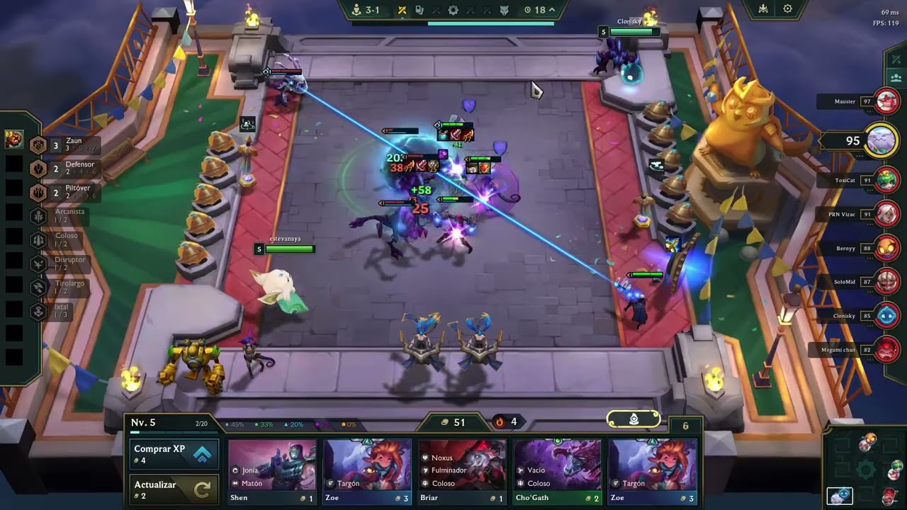 NIDALEE METE MAS DAÑO DE LO QUE ESPERABA!!#TFT #RANKEDS