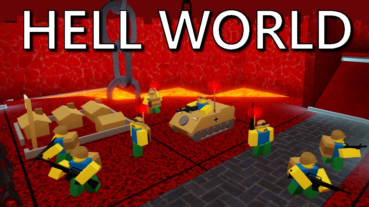 HELL WORLD PVP in Roblox Noobs in Combat