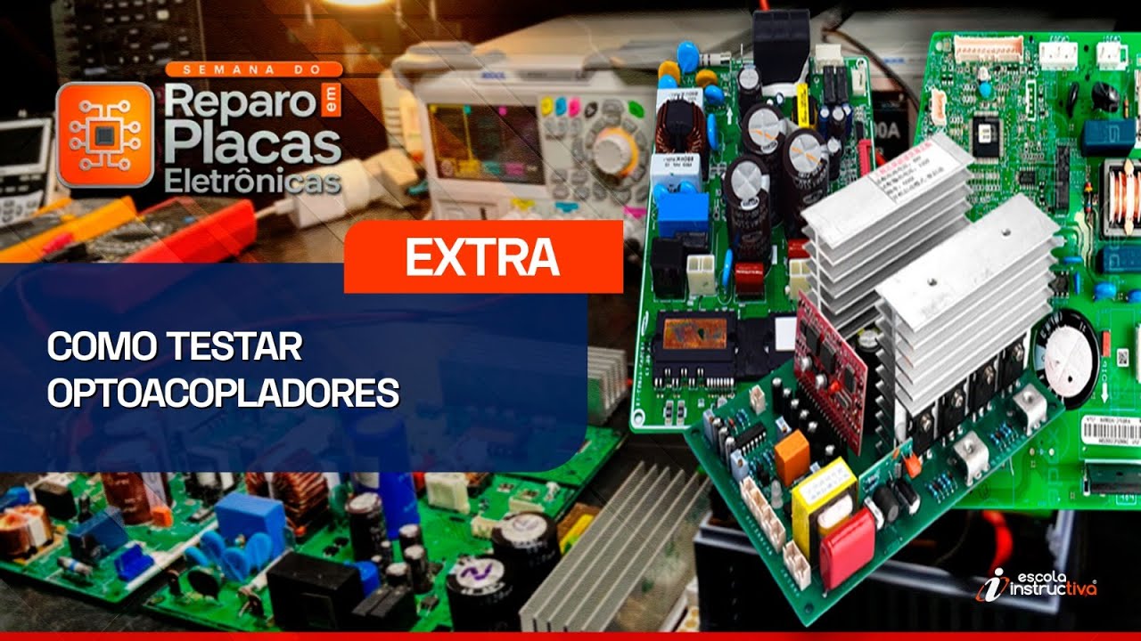 LIVE - AULA EXTRA - COMO TESTAR OPTOACOPLADORES