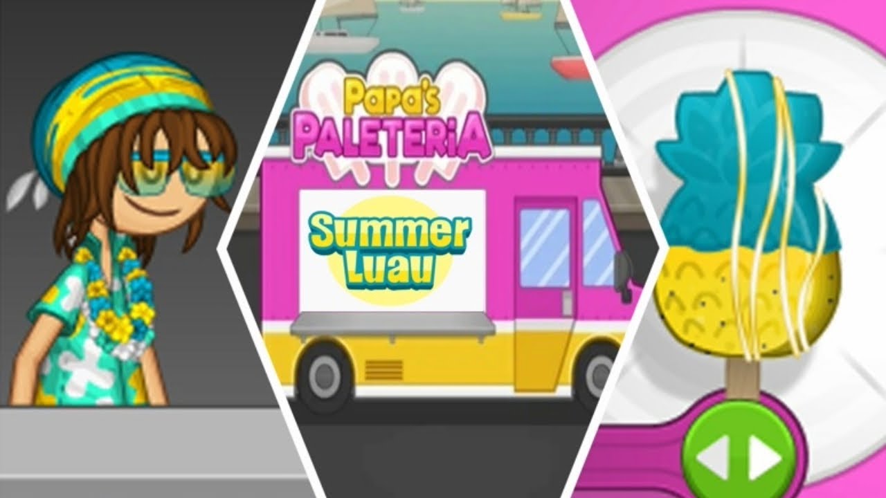 Papa's Paleteria To Go! | Food Truck - Making Paletas With Holiday Ingredients Only (Summer Luau)
