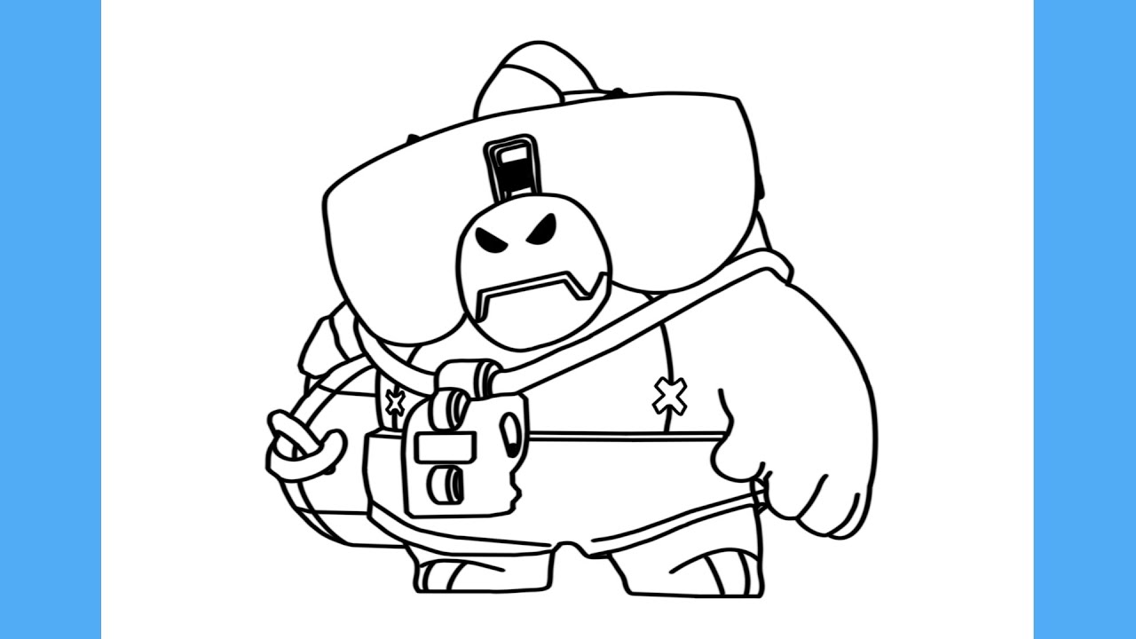 COMO DESENHAR O BUZZ DE BRAWL STARS