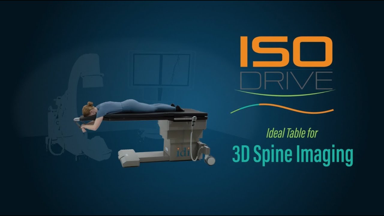 Iso-Drive - Ideal Table for 3D Spine Imaging