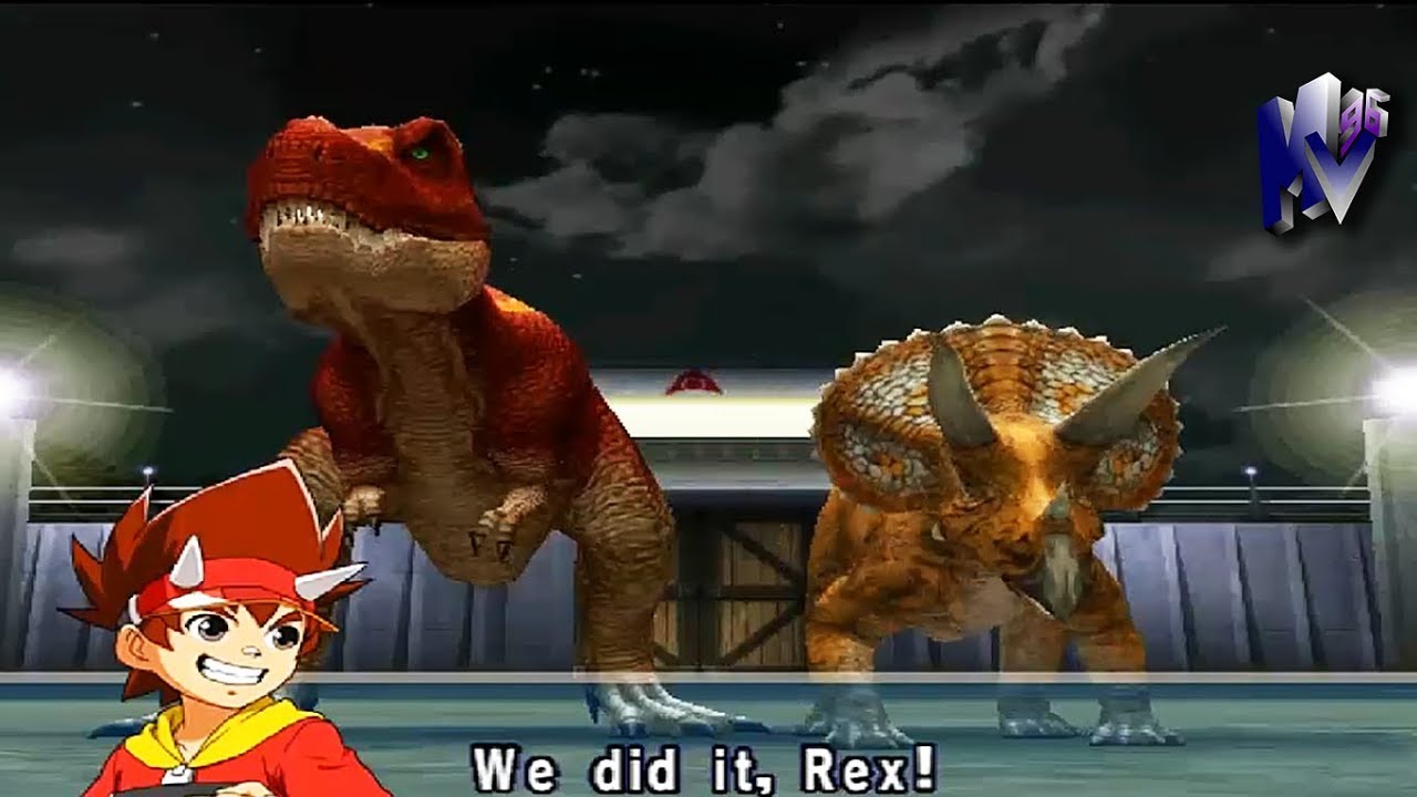 Terry and Chomp Dinosaur King Arcade Game 古代王者恐竜キング VS Alpha Fortress Hard Mode