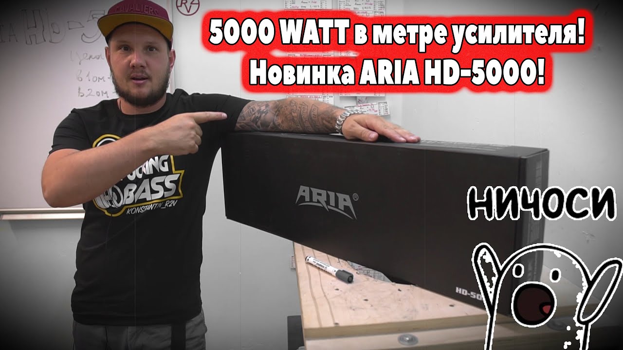 5000 WATT в метре усилителя! Новинка ARIA HD 5000!