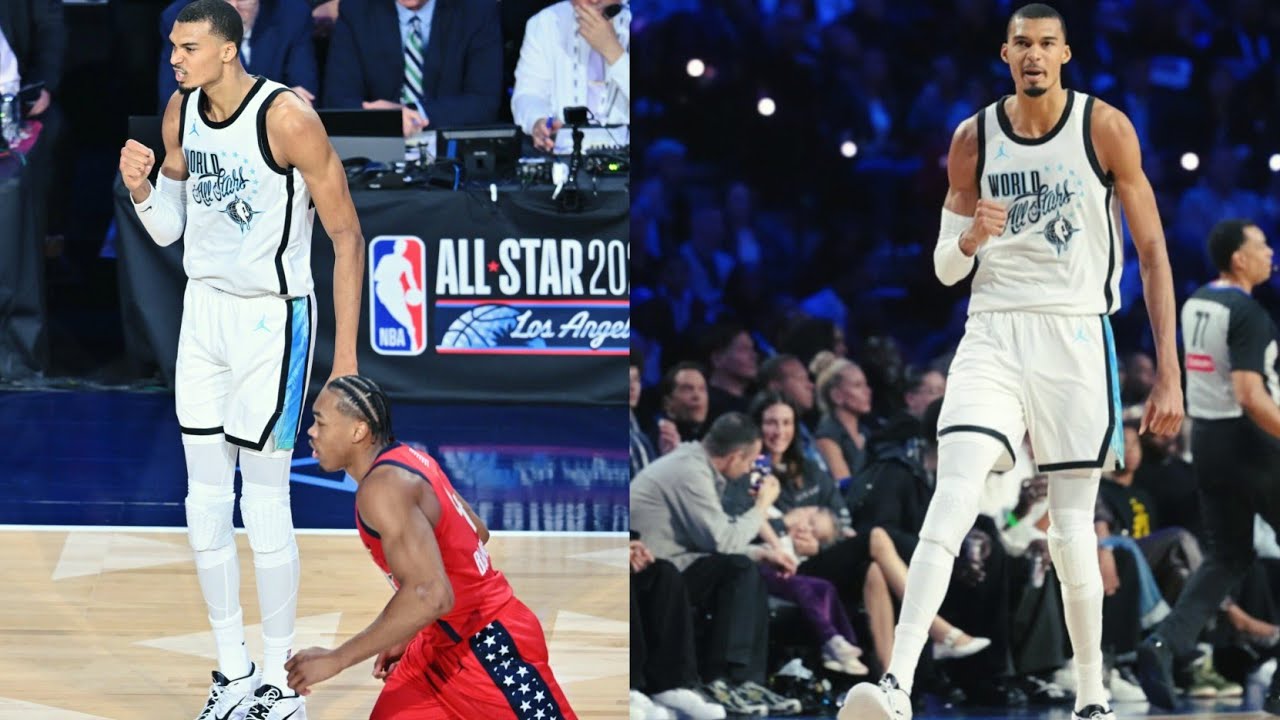 Wemby Heated after World Team let Scottie Barnes Hit Game Winner 