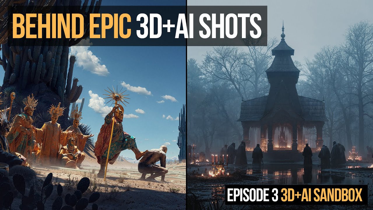 За эпическими кадрами 3D+AI | Песочница 3D+AI, эпизод 3