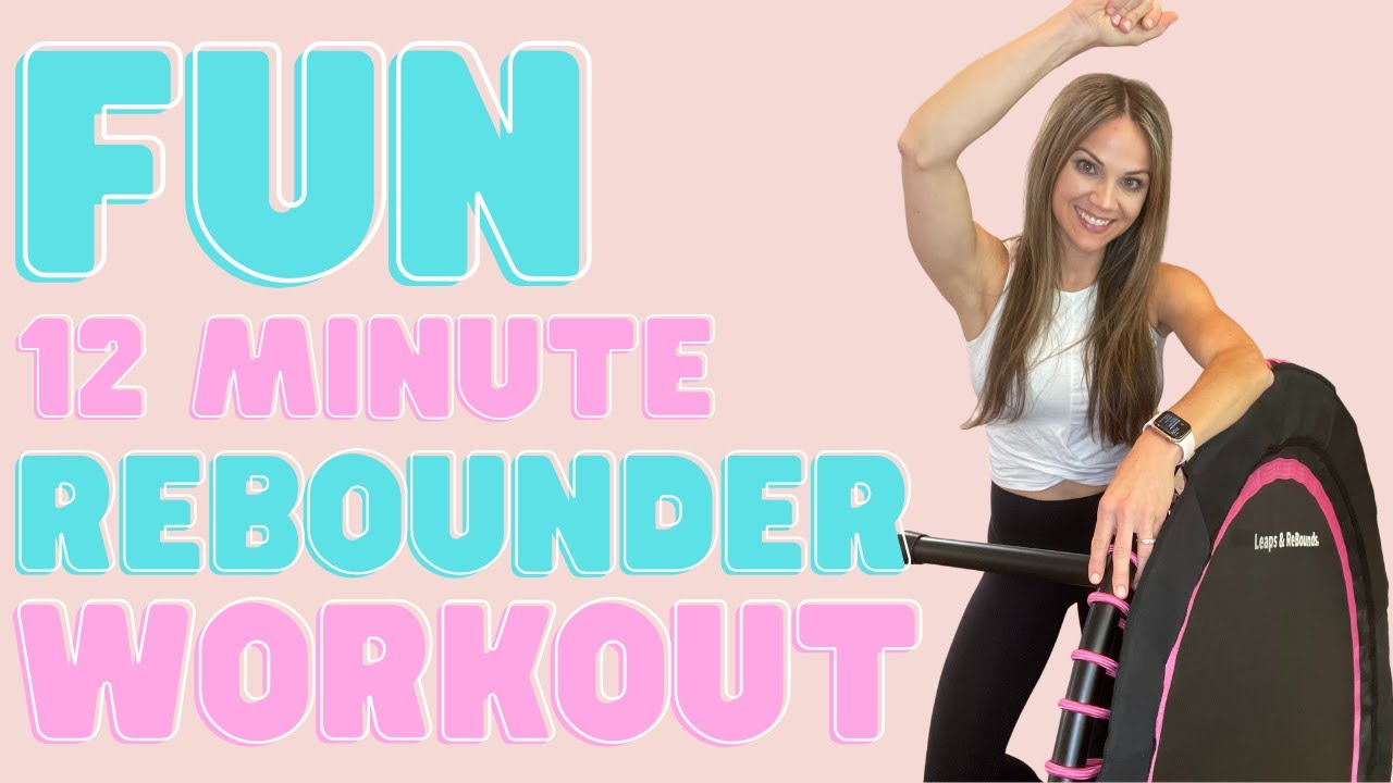 Trampoline Workout | 12 Minute Ladder Style Rebounder Workout | Easy to FOLLOW (FUN & INTENSE)