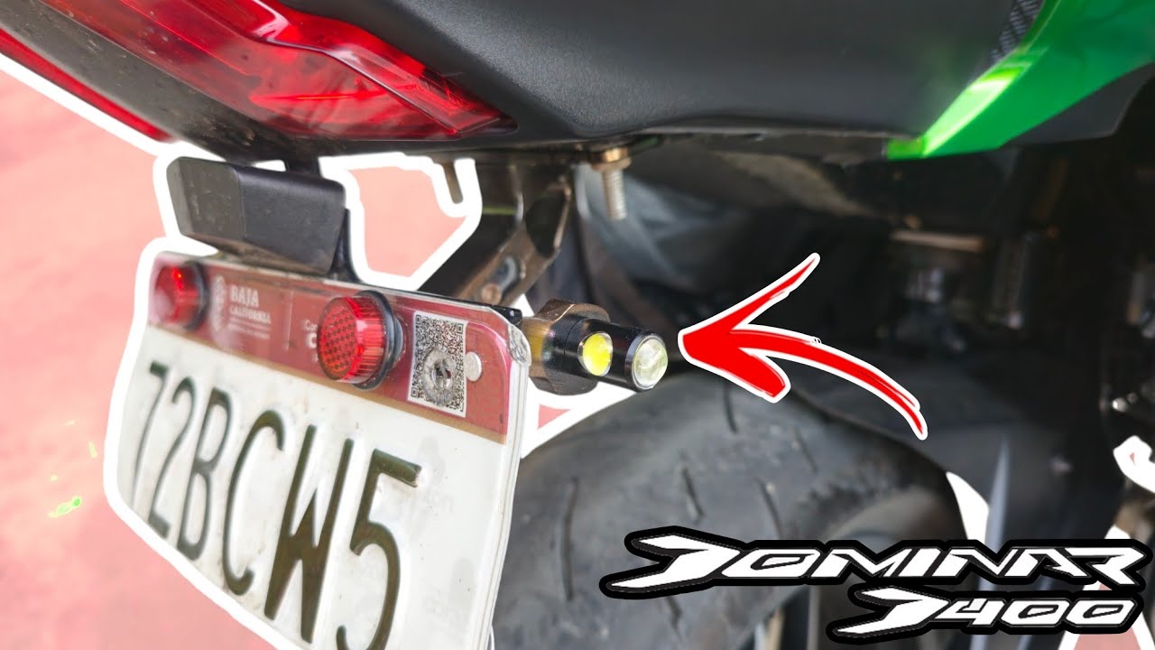 INSTALANDO LUCES LED a mi DOMINAR 400