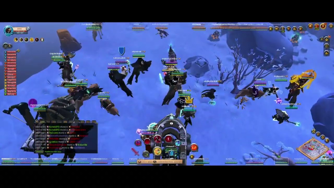 Albion Online ZVZ「IFURES + IIFURES vs YFT ally」+「IFURES + IIFURES vs UPSIDE」Lifecurse POV