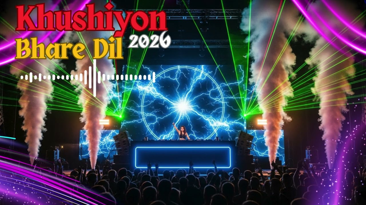 Female DJ Lights Up The Cosmic Stage 🔥 EDM Festival Night