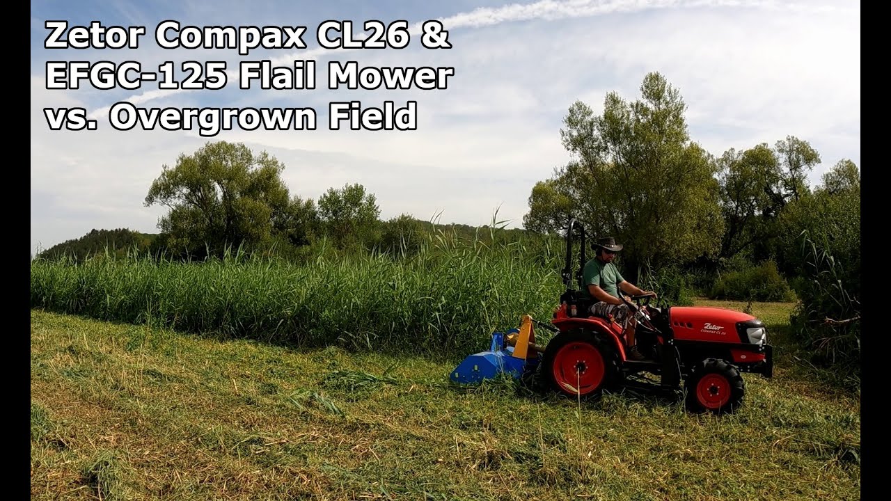 What a sub-compact tractor can do? Zetor Compax CL26, 1.5 hectare mowing, day 2