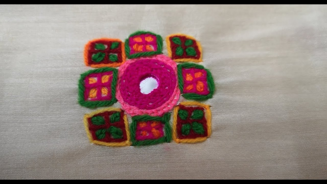 Mirror Hand Embroidery | Lambani/ Banjara/ Kutch Hand Embroidery For Beginners
