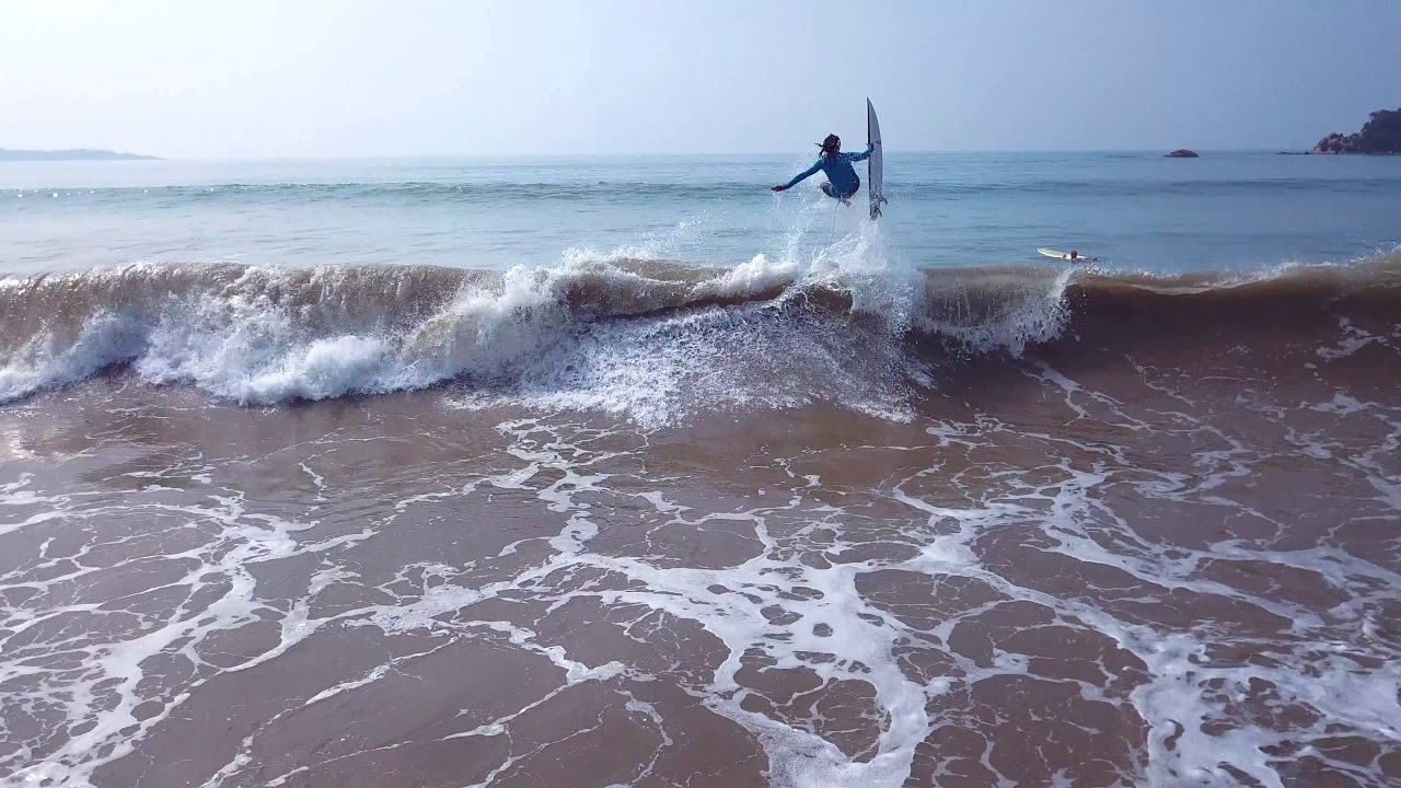 Daily routines at Weligamahotspot with my Pyzel shortboard
