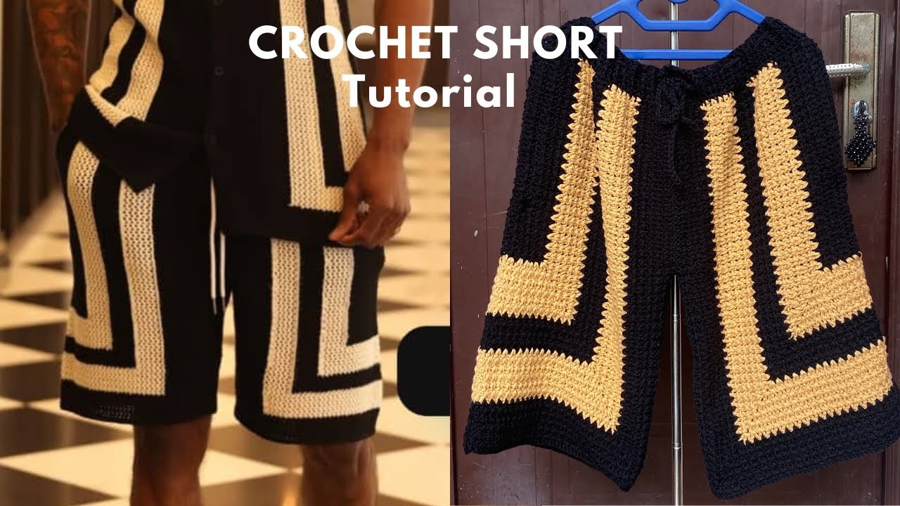 EASY TO MAKE CROCHET SHORT WITH SIDE POCKETS TUTORIAL || BEGINNER FRIENDLY || DIY