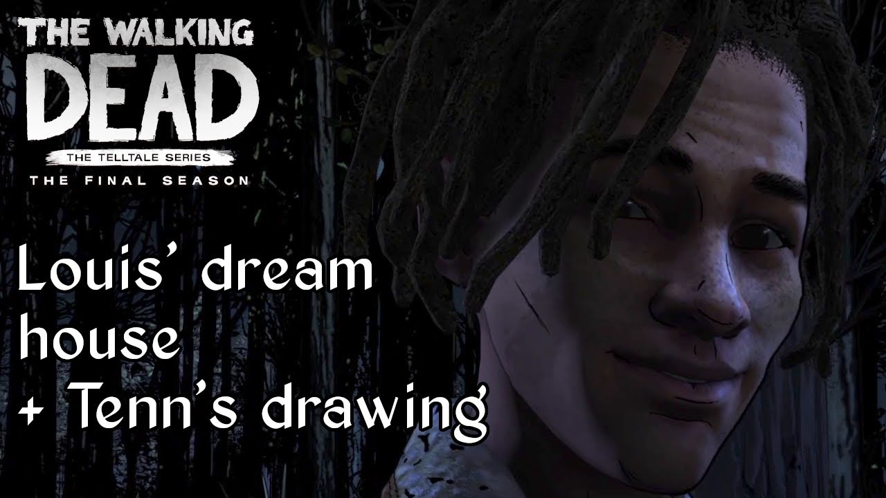 Louis' dream house + Tenn's drawing - The Walking Dead: The Final Season - Episode 4: Take Us Back